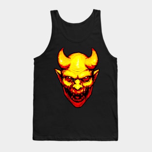 Demon head color Tank Top